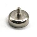 Cup mounting Magnet with External Screw Thread