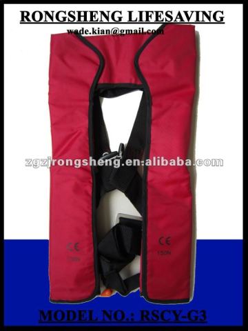 self inflating life jacket 150N