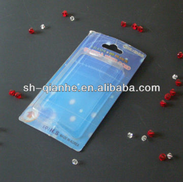 Plastic slide blister with insert card