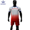 Sublimation Custom Mens Bola Sepak Top dan Pendek