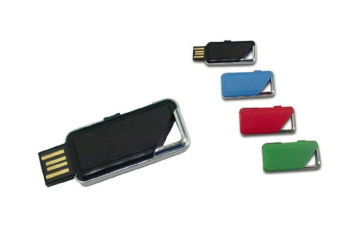 Plastic Slim Encrypted Mini Usb 2.0 Flash Drive Promotional
