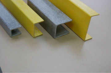 FRP C channel beam, GRP C channel, fiberglass pultruded profiles