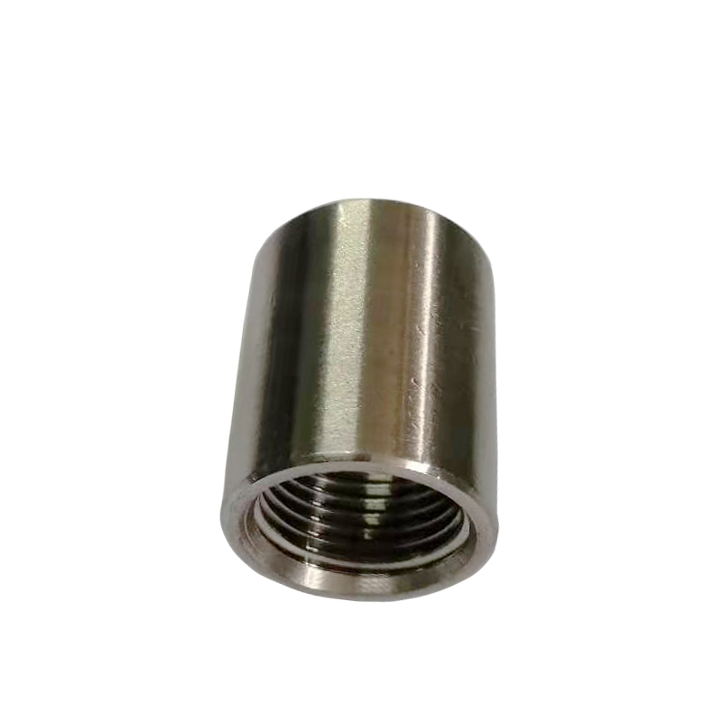 High Quality banded  Stainless steel female  Thicken thread nipple / socket / socket plain /half socket plain