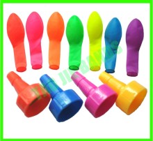3 inches 0.2 Gram NEON Water bomb balloon with water nozzle