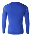 Chemises serrés du fitness activewear bleu clair blanc vente chaude