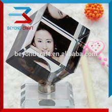 best selling crystal cube block image for graduation souvenirs