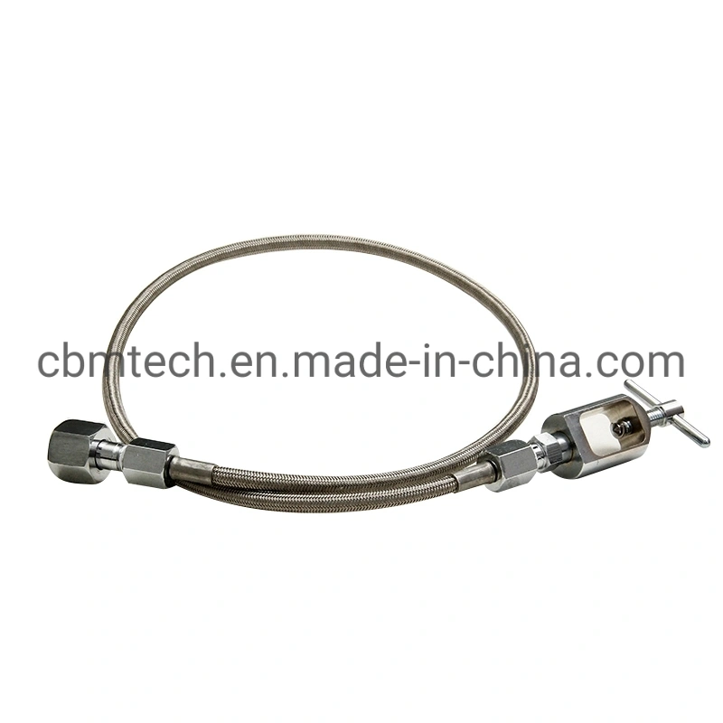 High Pressure Hose Connector Oxygen Hose Fitting Cga870 to Cga540 Oxygen Transfill