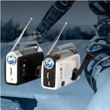 Dynamo Emergency Light Radio USB Powered FM WB NOAA Radio Flashlight