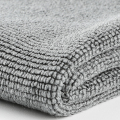 Asciugamano per asciugatura per pulizia auto in microfibra senza bordo 16x16 grigio