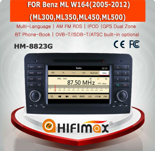 HIFIMAX WIN CE 6.0 Car DVD Player For Mercedes Benz ML W164 2005-2012 Car Dvd GPS Navigation System