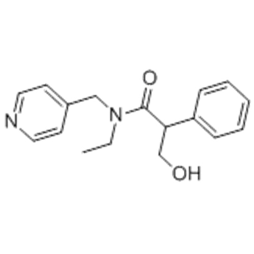 벤젠 아세트 아미드, N- 에틸 -α- (하이드 록시 메틸) -N- (4- 피리 디닐 메틸) -CAS 1508-75-4