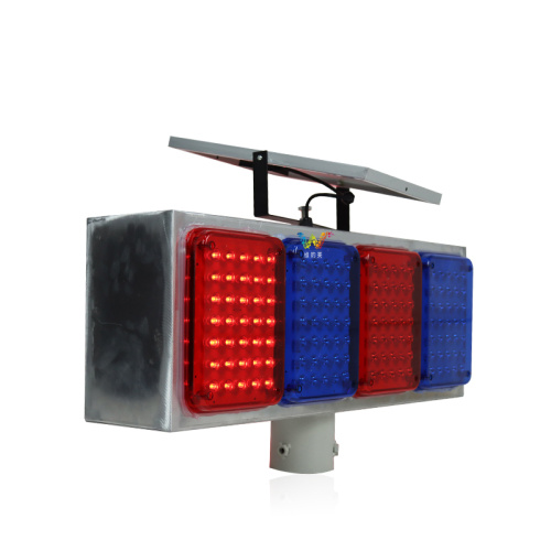 solar plastic flashing led traffic signal strobe light