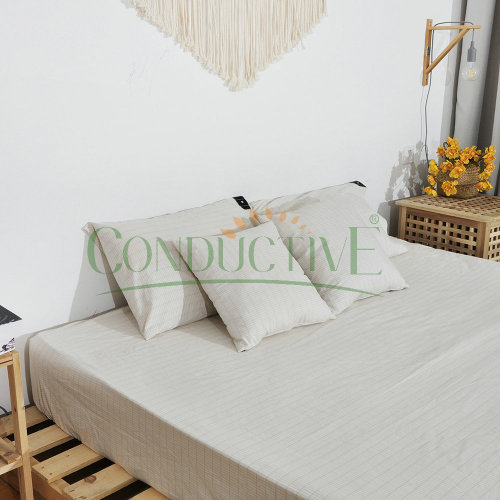 Conductive Grounding Fitted Sheet For Sleep Protection