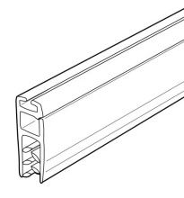 Wholesale Supermarket Display: Plastic Extruded Poster Banner Rail