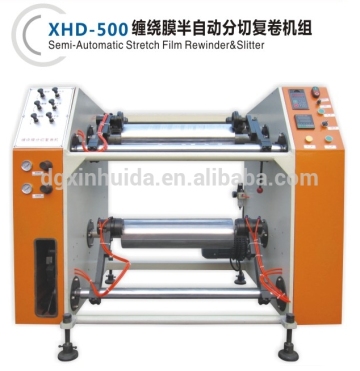 simple stretch film slitter rewinder machinery