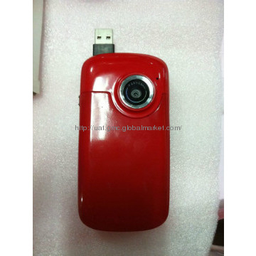 Flip video camera