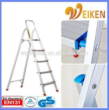 WK-AL205 5 steps domestic step ladder aluminium ladder beam