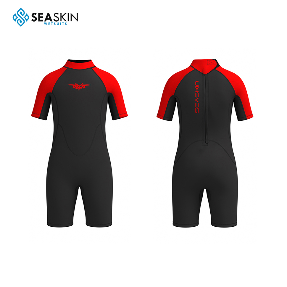 Desain baru Seaskin 2.5mm Neoprene Children One Piece Wetsuit Diving Suits