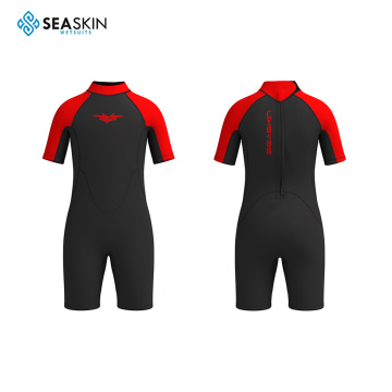 Seaskin Kids Front Zipper Wetsuit untuk SCUBA Diving