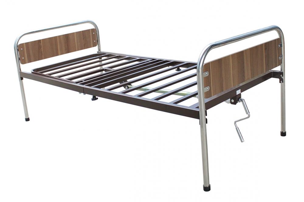 Rehabilitation Bed with Mechanical Back Section Adjustment