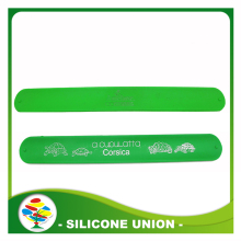 hot sale custom logo silicone slap wristband
