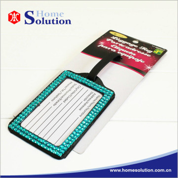 Homesolution New Products Leather Luggage Tag, With Drill Airplane Luggage Tag, Wholesale Alibaba Soft PVC Luggage Tag