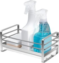 HONGDEC Kitchen Storage Drain Rack - Stainless Steel Sponge Cloth Holder