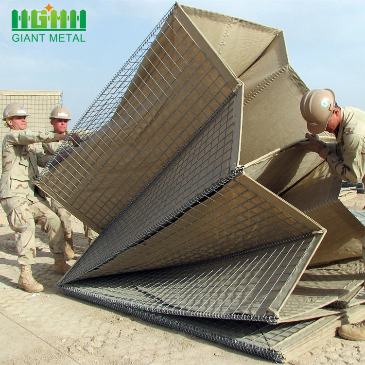 Protection Blast Defensive Army Hesco Barrier Sand Wall