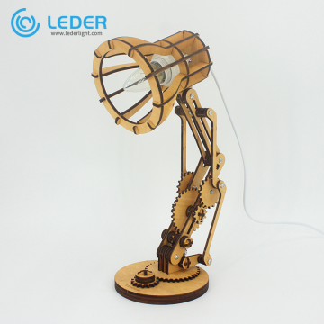 LEDER Unusual Wooden Table Lamps