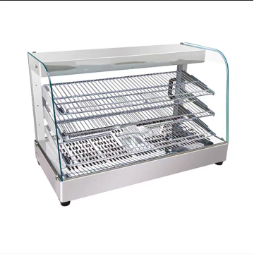 Commercial Food Warmer Display 3 Pizza Warmer Countertop