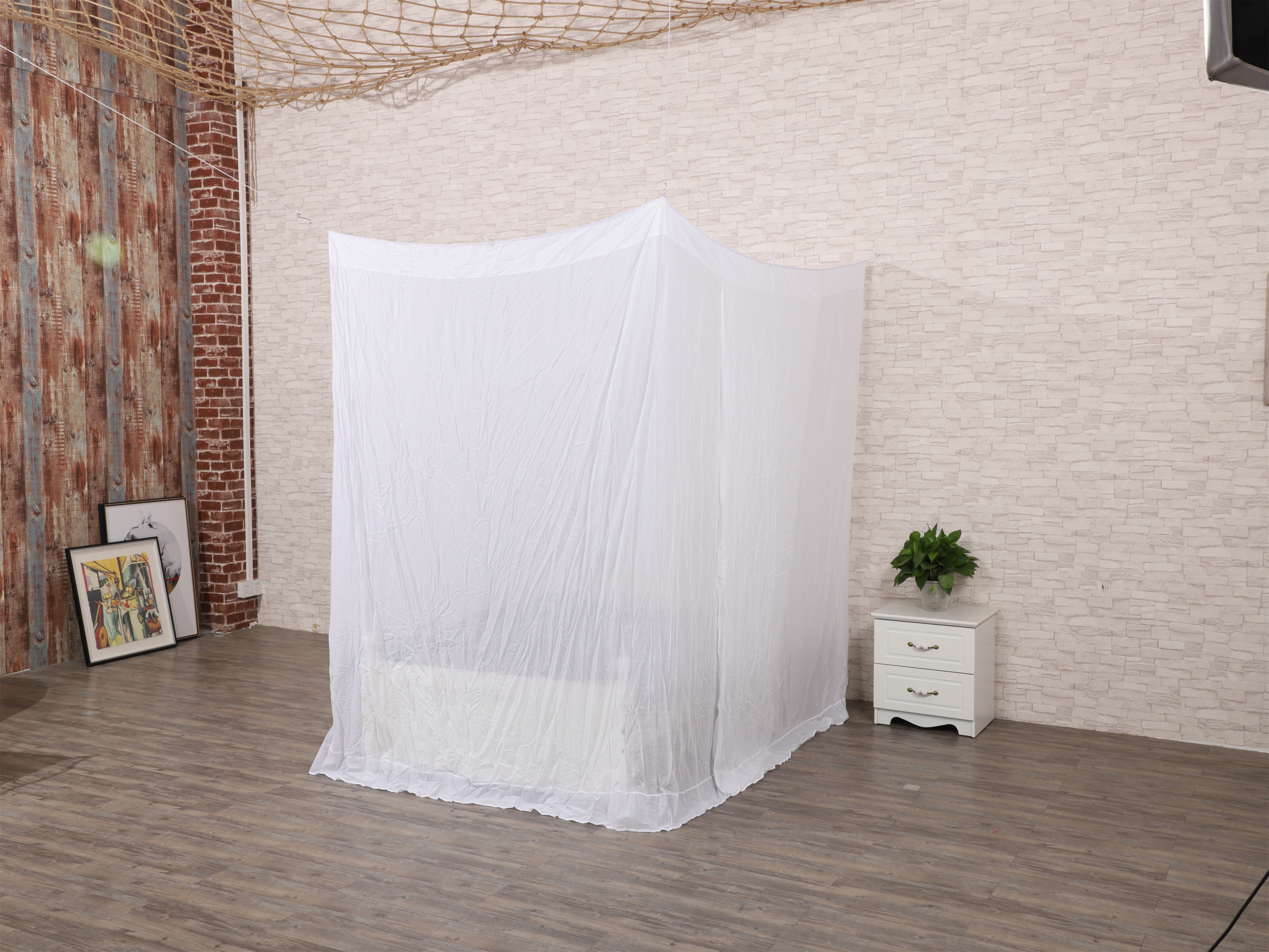 Eco Friendly 100%Cotton Box Mosquito Net