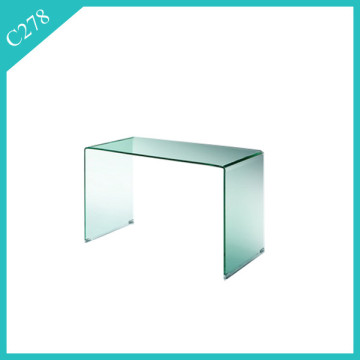 2017 new hot bend glass console table