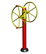 Rotating wheel outdoor sports equipment double exercise wheel