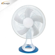 5 blade white quiet oscillating table fans