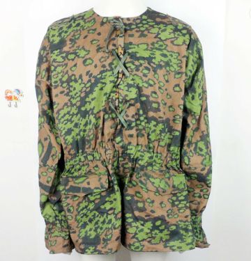 WWII GERMAN ARMY M42 FIELD SMOCK CAMO REVERSIBLE BLOUSE COVERALL CLOTHES WW2 Military Uniform War Reenactments