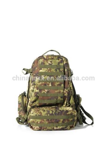 camouflage MOLLE system tactical military backpack