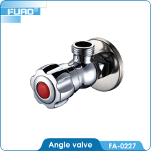 FUAO Hot sale brass chrome toilet angle valve