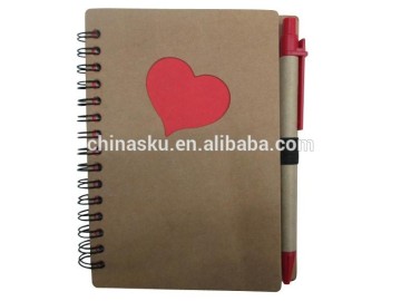 Buy notebook china cheap paper notebook with pen