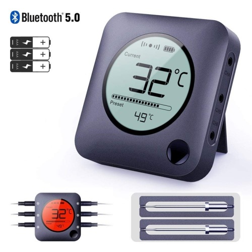 Bluetooth 5.0 trådlös digital kötttermometer