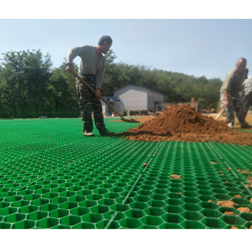 HDPE honeycomb palstic porous pavers gravel grass grid