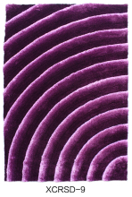 Thin Microfiber And Silk Shaggy Design