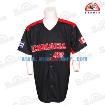 Custom dye sublimation authentic baseball jerseys cheap wholesale plain baseball jerseys