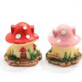 40mm Kawaii Mushroom House Little Resin Craft Fairy Garden Accessories Decor Part