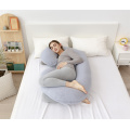 Almohada de embarazo lavable en forma de cuerpo de maternidad