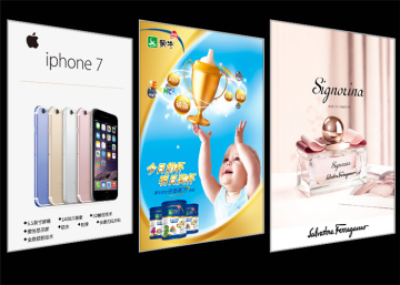 Advertising Framless Textile LED Light Boxes