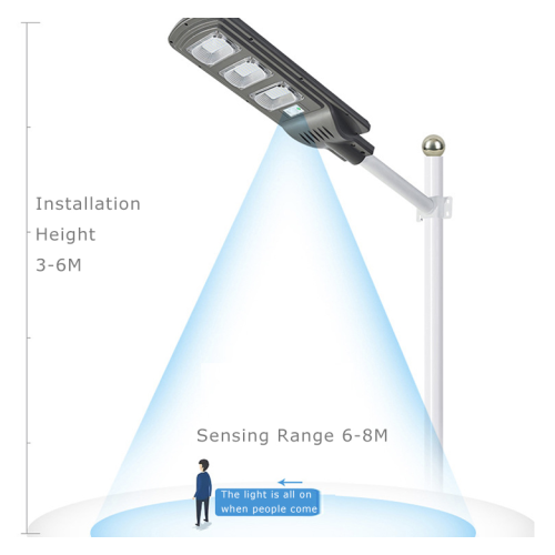 5 Years warranty 100W integrated solar street light