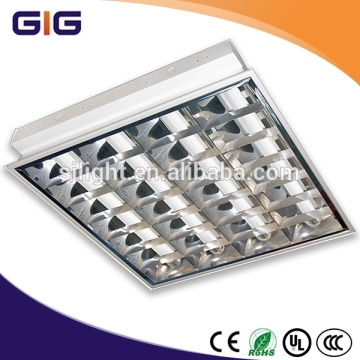 flourescent grid lighting fixture
