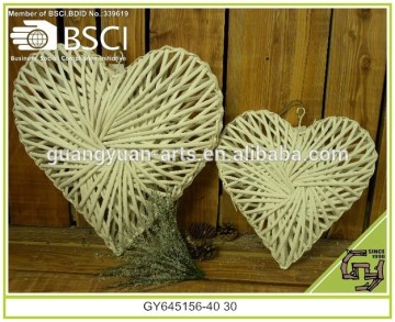 Wicker decor/ willow heart