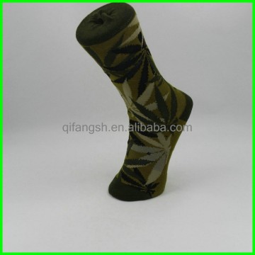 Knitted cotton hemp socks