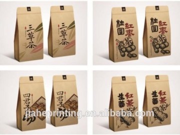 packaging bag for red tea